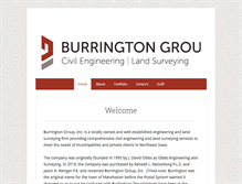 Tablet Screenshot of burringtongroup.com